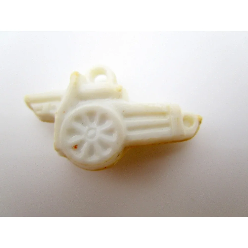 Cracker Jack Prize 3 Vintage Gumball Charms Fire Hydrant No Speak Monkey Cannon
